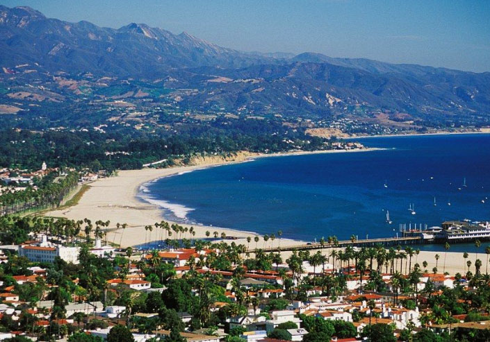 Санта Барбара, Калифорния. лучший климат в мире.